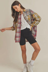 Noelle Flannel Shirt - Harvest Patchwork