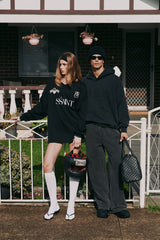 Polo Collar Long sleeve - Black