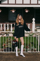 Polo Collar Long sleeve - Black