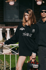 Polo Collar Long sleeve - Black
