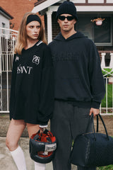 Polo Collar Long sleeve - Black
