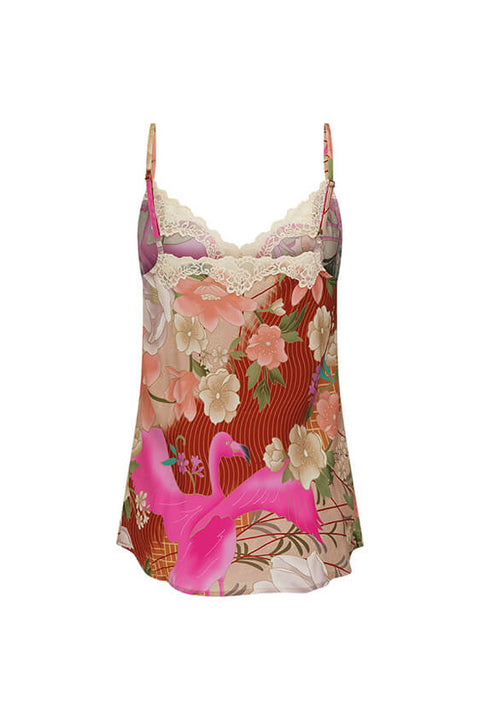 Floridian Lace Cami - Coral