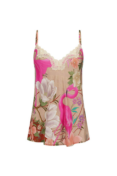 Floridian Lace Cami - Coral