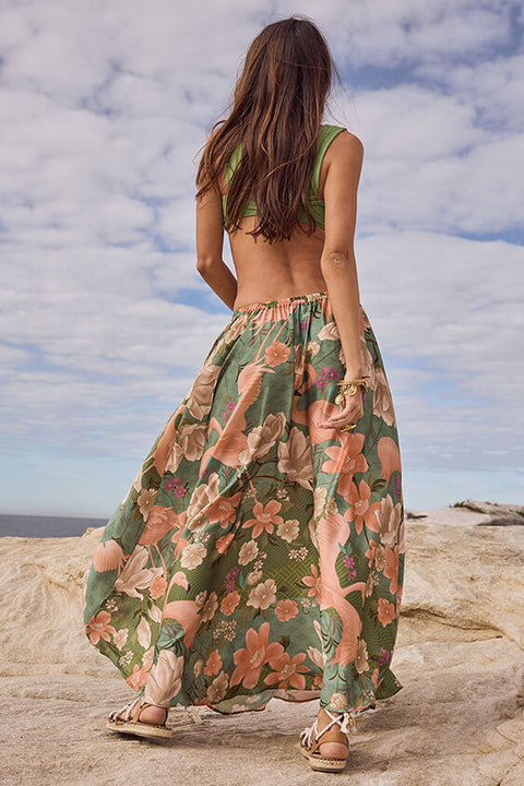 Floridian Maxi Skirt - Sage