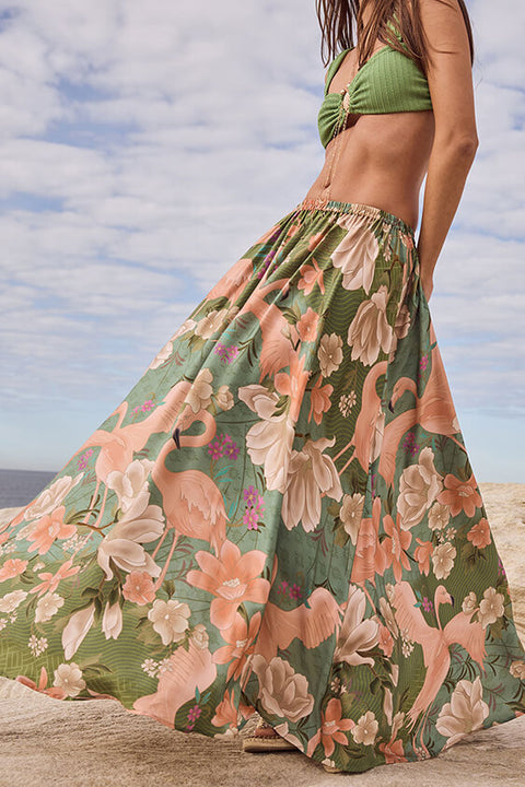 Floridian Maxi Skirt - Sage