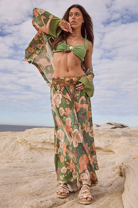 Floridian Maxi Skirt - Sage
