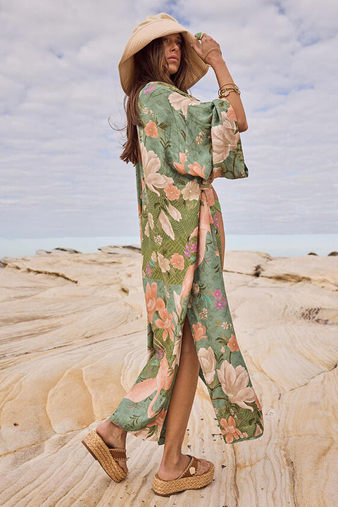 Floridian Reversible Robe - Sage