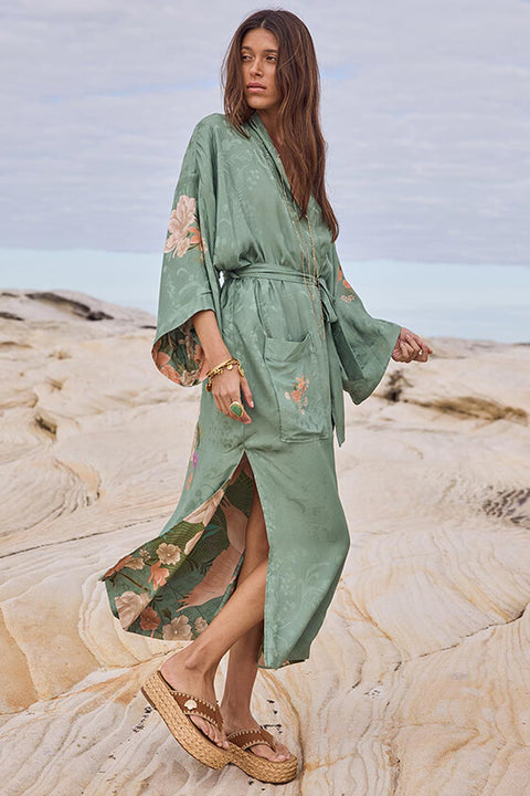Floridian Reversible Robe - Sage