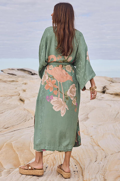 Floridian Reversible Robe - Sage