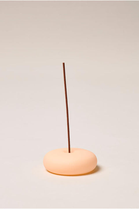 Frosted Glass Holder Small - Peach