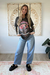 Gigi Barrel Jean - Brad Blue