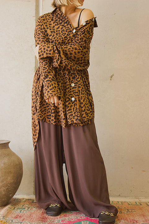 Safari Paperbag Pant - Choc Fujiette