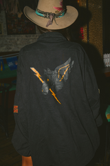 Be-Youtiful Ranch Shirt - Black