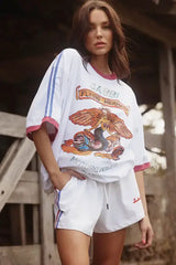 The Flying Mermaid Tee - White
