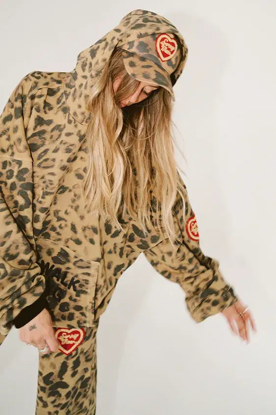 Sorry Mom Hoodie - Leopard