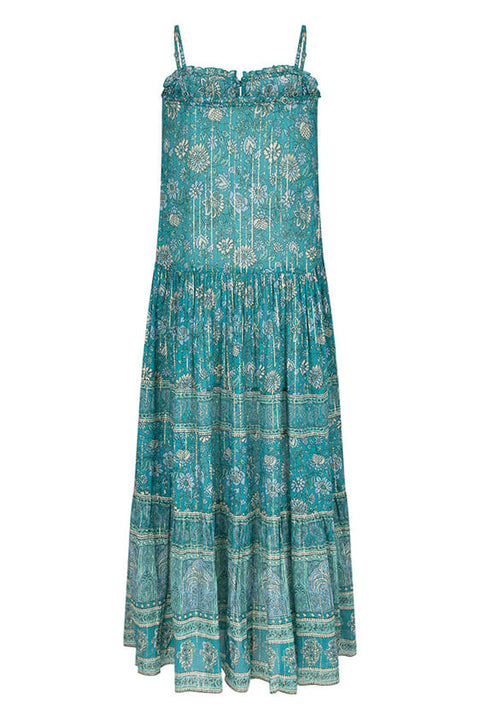 Elysian Strappy Maxi Dress - Jade