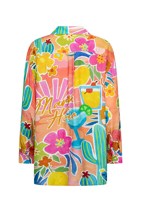 Margi Hour Shirt Dress - Paloma