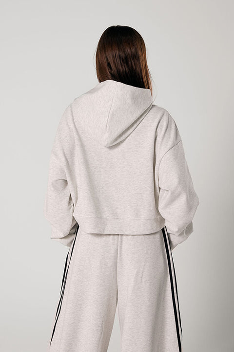 Cropped Hoodie - Grey