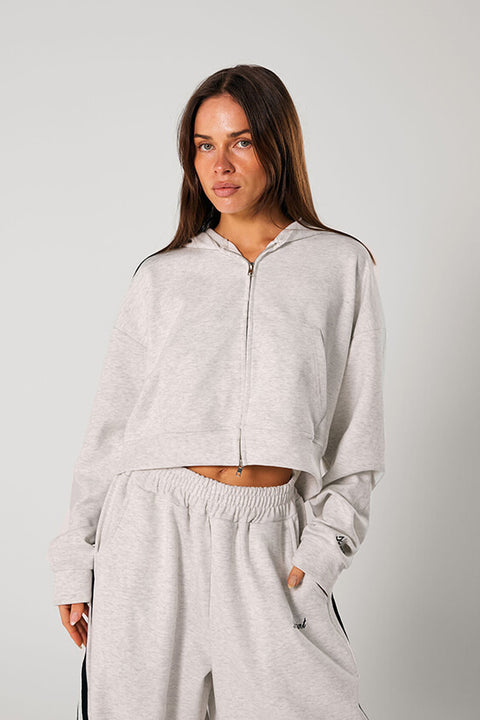 Cropped Hoodie - Grey