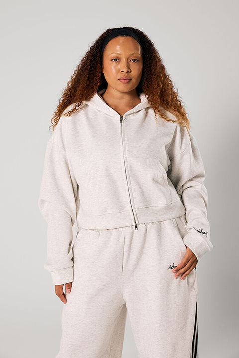 Cropped Hoodie - Grey