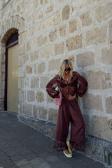 Teodora Lace Blouse - Fudge