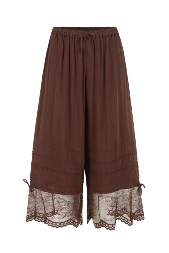 Teodora Lace Pantaloon - Fudge