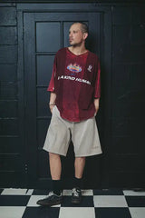 The Very Oversized Be a Kind Human Tee - Burgundy