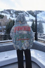 Powder to the People Camo Bomber