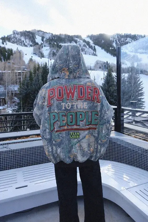 Powder to the People Camo Bomber