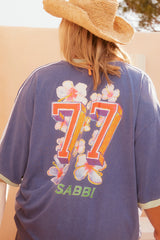 The Flamingo Racing tee - Purple