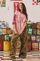 The Tattoo and Roses Tee - Pink