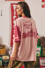 The Tattoo and Roses Tee - Pink