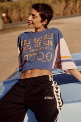 The Tattoo and Roses Tee - Blue