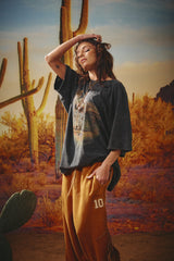 The Very Oversized Buck Yeah Tee- Black