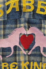 The Horse Power Flannel Shirt - Blue