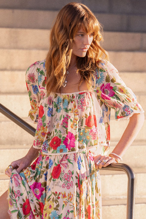 Valley of the Dolls Maxi Skirt - Opal