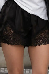Amélie Lace Shorts - Black