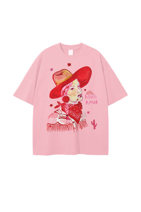 Adios Amore Tee - Pink