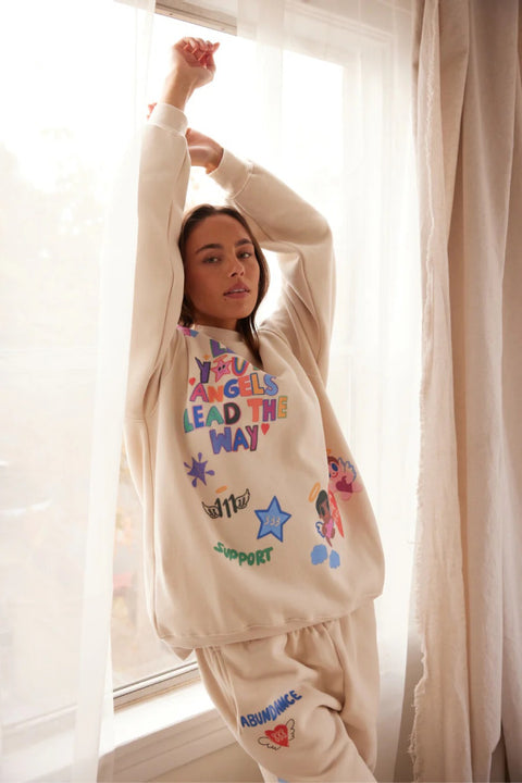 Angel Numbers Cloud Crewneck