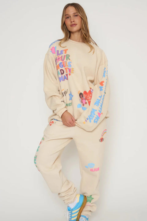 Angel Numbers Cloud Crewneck