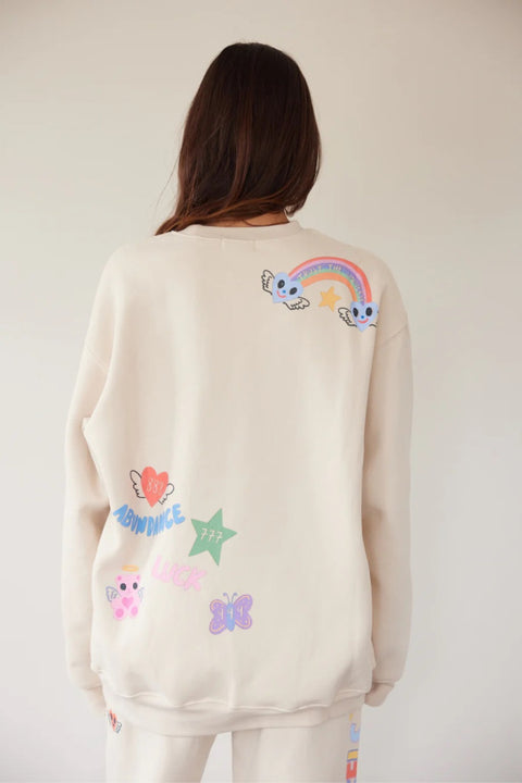 Angel Numbers Cloud Crewneck