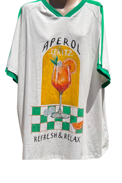 Aperol Refresh V-neck Tee