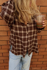 Austin Canyon Flannel Shirt - Chocolate