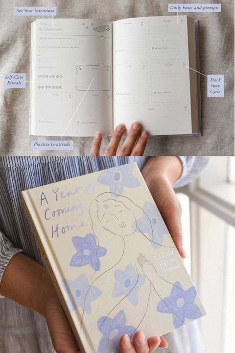 A Year of Coming Home' Guided Self-Love Journal