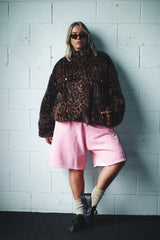 The Love You Fur-ever Jacket - Dark Leopard