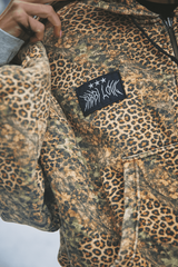 Be Happy Leopard Padded Bomber