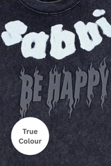 Be Happy Tee - Black