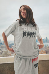Be Happy Tee - Grey