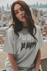 Be Happy Tee - Grey