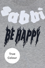 Be Happy Tee - Grey